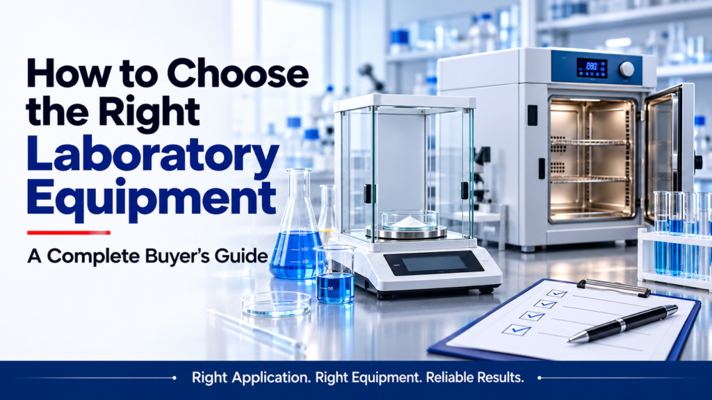 How to Choose the Right Laboratory Equipment for Your Application: A Complete Buyer’s Guide